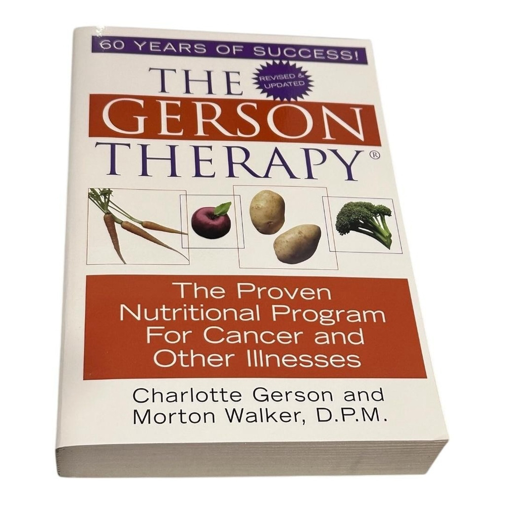 The Gerson Therapy Gerson Walker Kensington White Trade PB USA Cancer Juicing